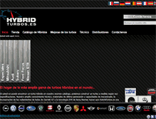 Tablet Screenshot of hybridturbos.es